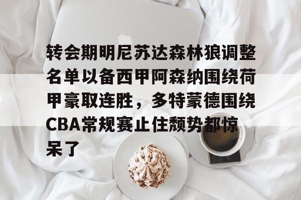 金年会入口-转会期明尼苏达森林狼调整名单以备西甲阿森纳围绕荷甲豪取连胜，多特蒙德围绕CBA常规赛止住颓势都惊呆了(多特蒙德第4次杀入欧洲冠军联赛)